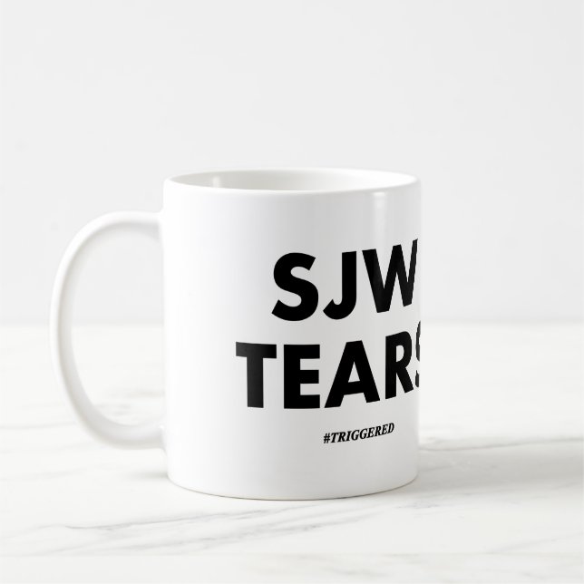 CANECA DE CAFÉ RASGOS DE SJW (Esquerda)