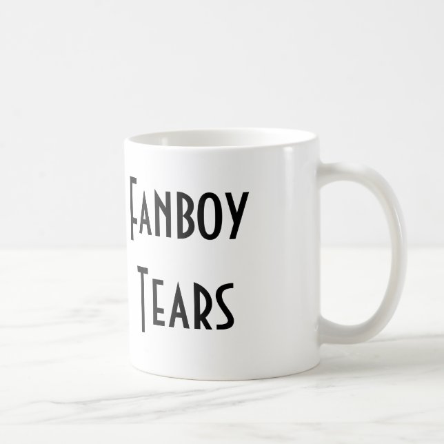 Caneca De Café Rasgos do Fanboy (Direita)