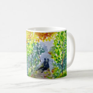 Caneca De Café Rashmi, cafeteira romântica