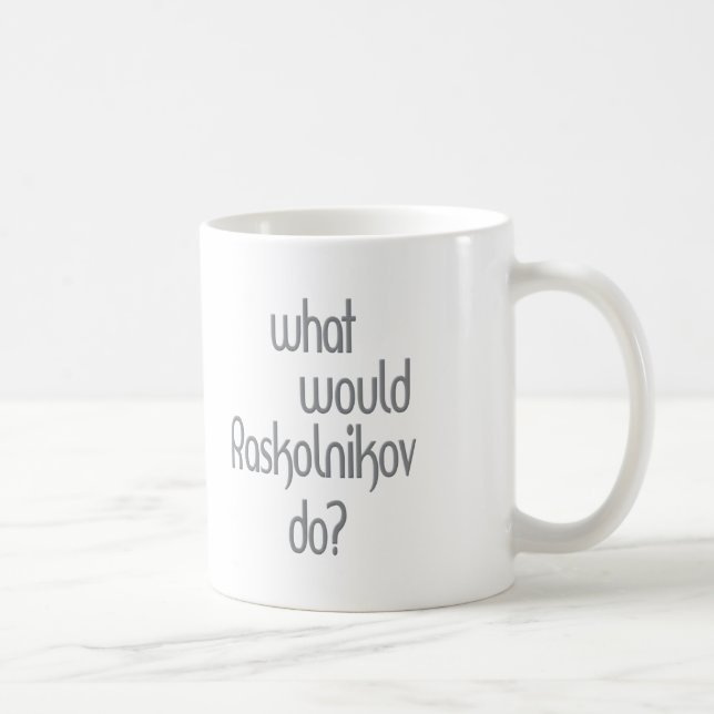 Caneca De Café Raskolnikov (Direita)