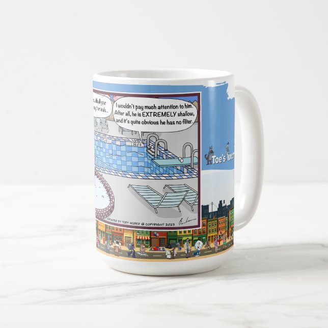 Caneca De Café Raso Sem Filtro | Clássico do Dia dos Namorados (Frente Esquerda)