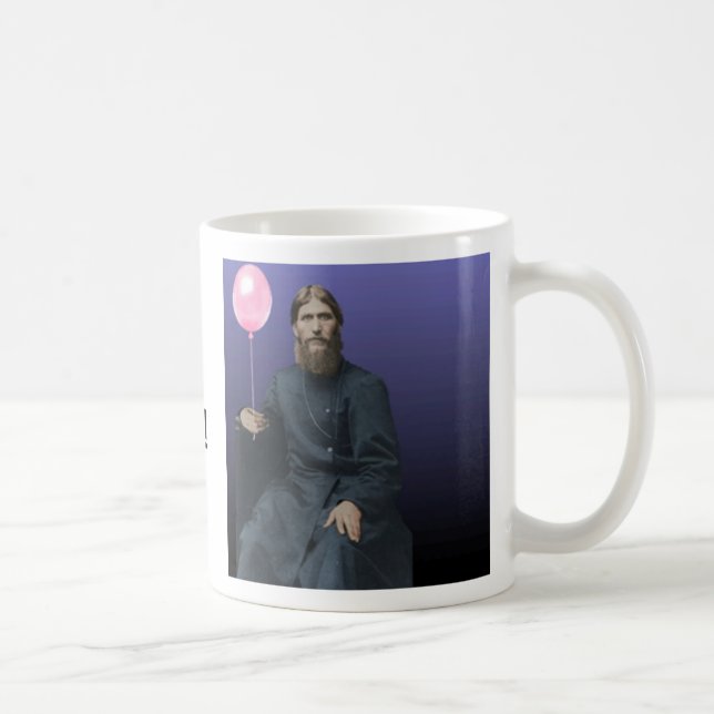 Caneca De Café rasputin-anim, Rasputin diz, é hora DE PARTY! (Direita)