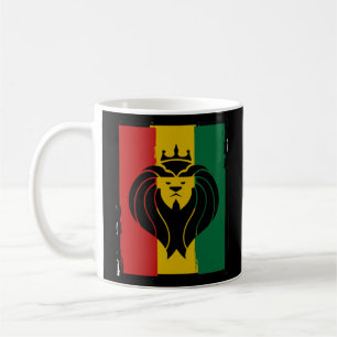 Caneca De Café Rasta Lion Judah Jamaica Souvenir Roots Rock Regga