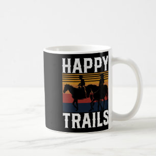Caneca De Café Rastreio De Cavalo Em Rastreio Para Vaca De Cowboy