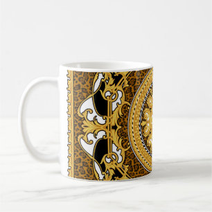 Caneca De Café Rastreio de Ouros para Impressão Animal