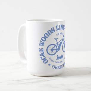 Caneca De Café Rastreio do Estado da Linha OC&E (ciclismo)