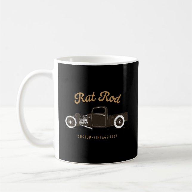 Caneca De Café Rat Rod Hoodie Vintage (Esquerda)