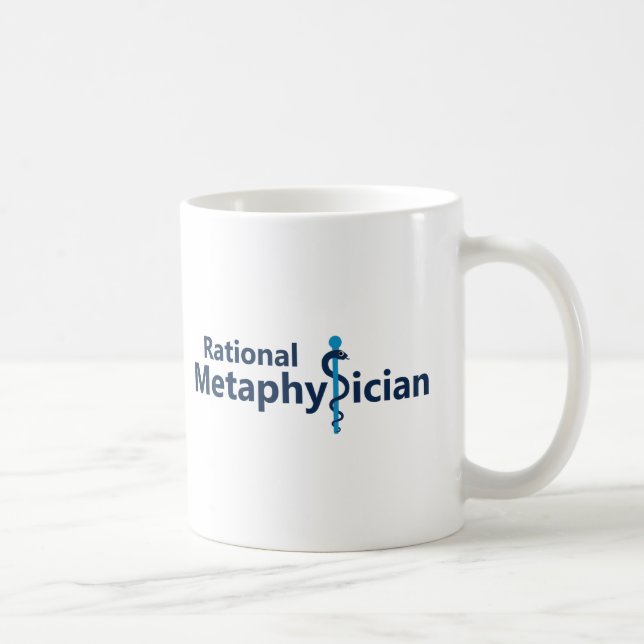 Caneca De Café Rational Metaphysician Rod Asclepius  (Direita)