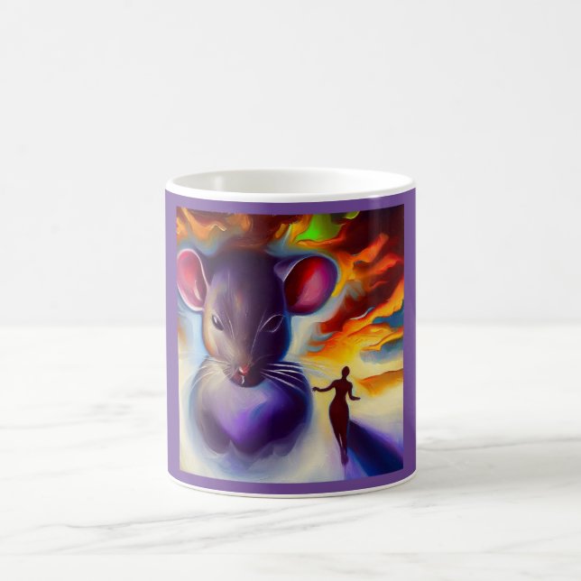 Caneca De Café Rato 2 Mug de Spirit Animal (Centro)