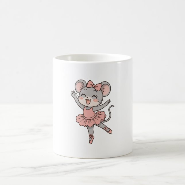 Caneca De Café Rato Ballerina (Centro)