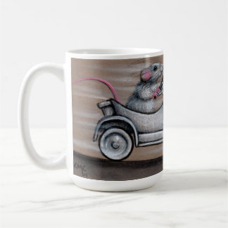 Caneca De Café Rato bonito na suficiência do carro 'er acima!