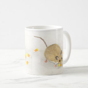 Caneca De Café Rato com Candy Corns