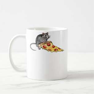 Caneca De Café Rato da Pizza