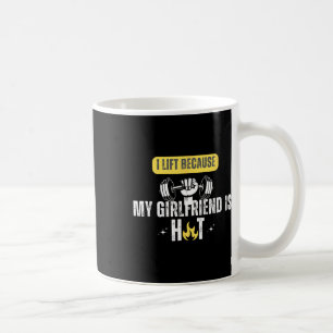 Caneca De Café Rato de Academia de Fitness Engraçado Eu Levanto P