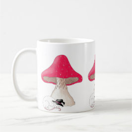 Caneca De Café Rato De Bruxa Dormindo Sob Toadstool Mug