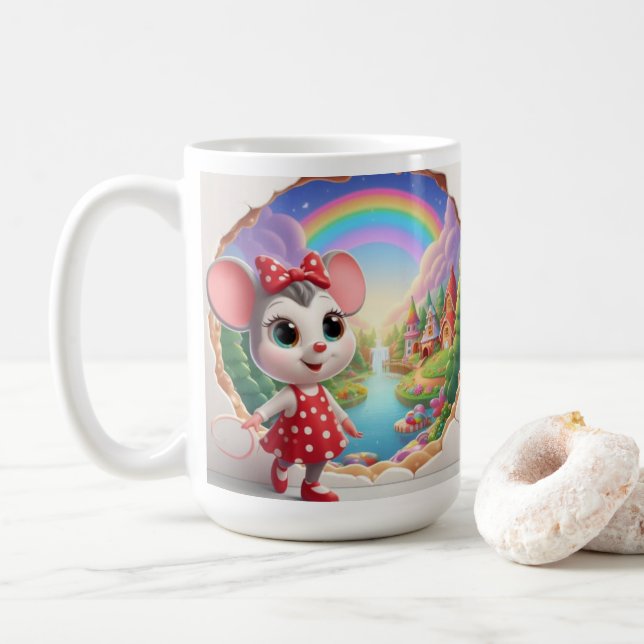 Caneca De Café Rato de Conchoro Fairytale (Com Donut)