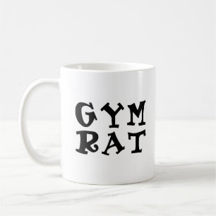 Caneca De Café rato de ginástica