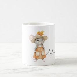 Caneca De Café Rato de Outono Laranja