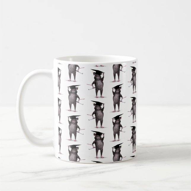 Caneca De Café Rato Mais Inteligente Da Cidade (Esquerda)
