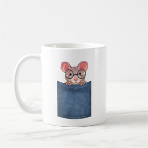 Caneca De Café Rato no bolso