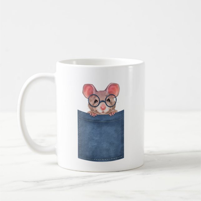Caneca De Café Rato no bolso (Esquerda)
