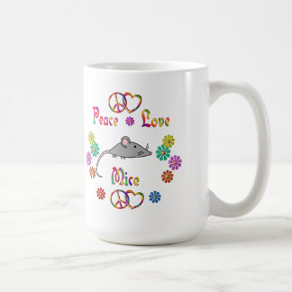 CANECA DE CAFÉ RATOS DO AMOR DA PAZ