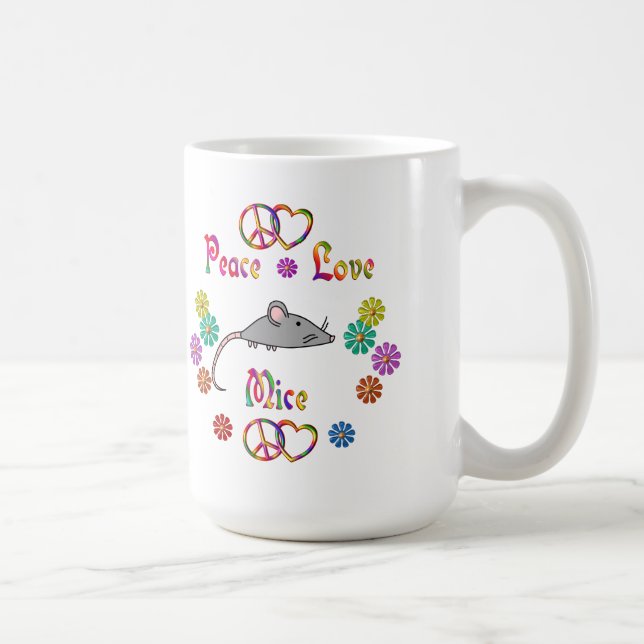 CANECA DE CAFÉ RATOS DO AMOR DA PAZ (Direita)