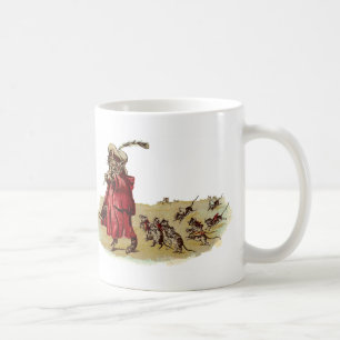 Caneca De Café Ratos principais do gato Pied do gaiteiro
