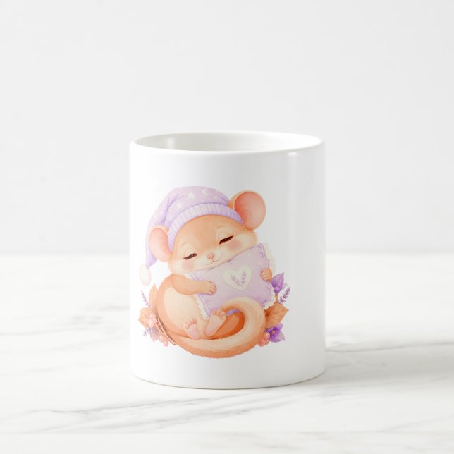 Caneca De Café Ratozinho Sonolento (Centro)