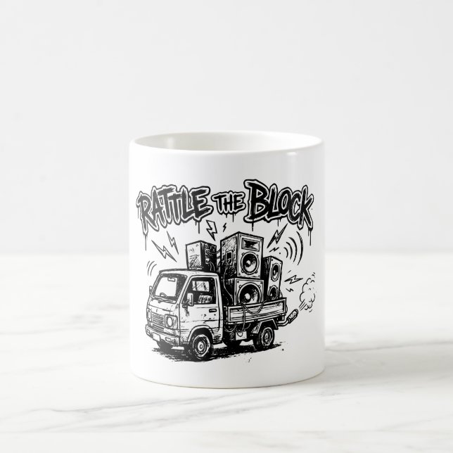 Caneca De Café Rattle The Block (Centro)