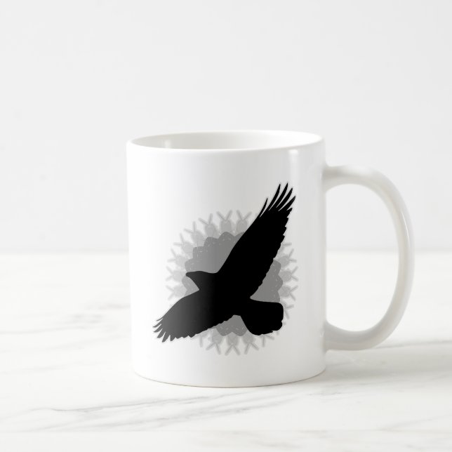 Caneca De Café Raven em Voo (Direita)