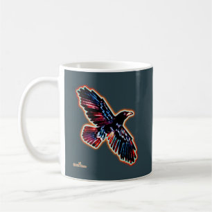 Caneca De Café Raven Iridescente