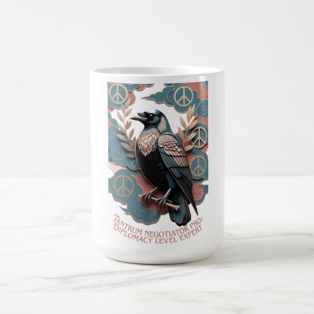 Caneca De Café Raven Tantrum Mediator T Shirt (Centro)