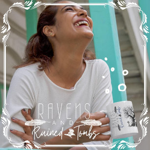 Caneca De Café Ravens e Tombos Arruinados