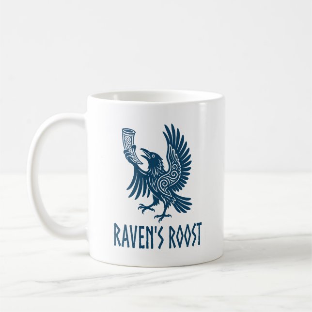 Caneca de Café Raven's Roost Pub Wick Escócia (Esquerda)
