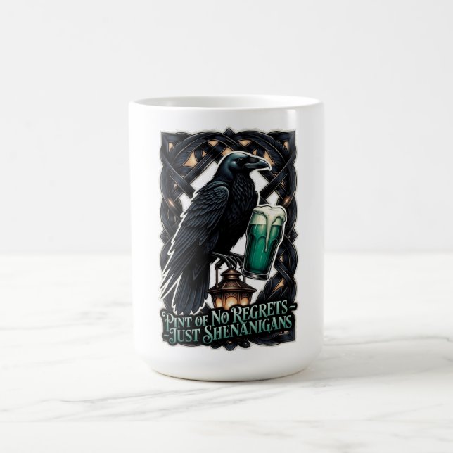 Caneca De Café Raven's Shenanigans Emerald Pint Tee (Centro)