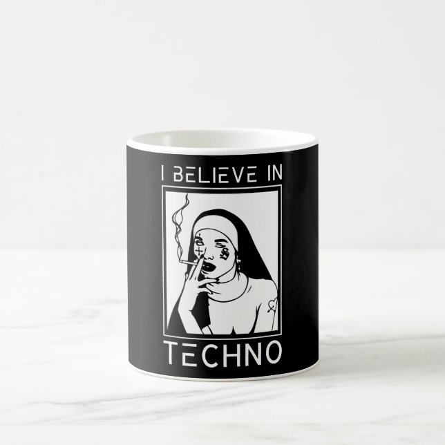 Caneca De Café Raver Religião Técnica Religião freira (Centro)