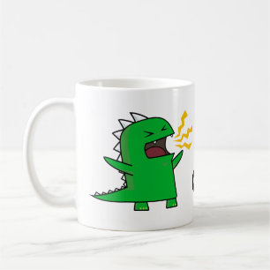 Caneca De Café RAWR Dino - customizável!