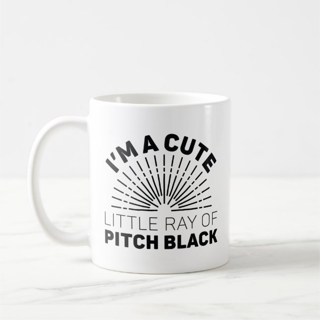 Caneca De Café Ray Of Pitch Black (Esquerda)