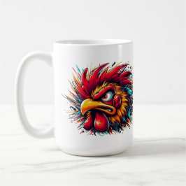 Caneca De Café "Ray the Fierce Rooster" Mug
