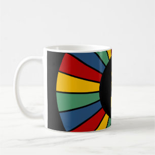 Caneca De Café RAYS BOTON I + sua foto, texto, monograma