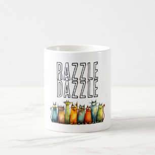 Caneca de Café Razzle Dazzle