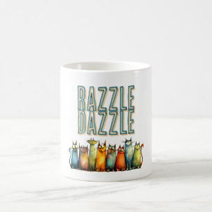 Caneca de Café Razzle Dazzle