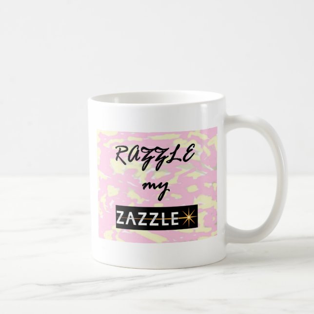 CANECA DE CAFÉ RAZZLE MEU ZAZZLE (Direita)