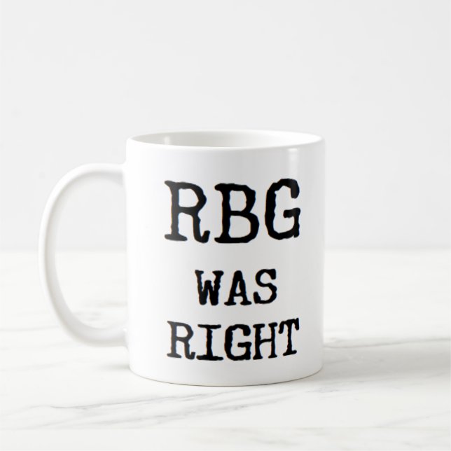 Caneca De Café Rbg estava certo (Esquerda)