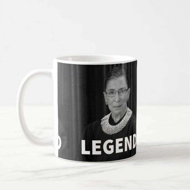 Caneca De Café RBG "LEGEND" Mug (Ruth Bader Ginsburg) (Esquerda)