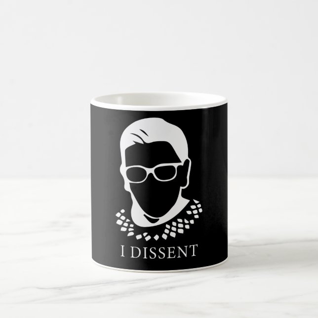 Caneca De Café RBG notório - Eu Discordo (Centro)