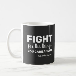 Caneca De Café RBG Ruth Bader Ginsburg cita Liberal Feminista