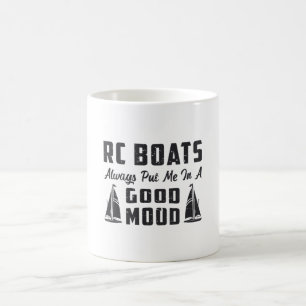 Caneca De Café RC Boat Me Colocou Em Um Bom Humor Modelo De Rádi