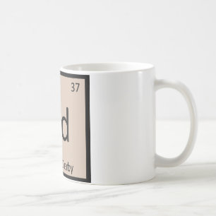 Caneca De Café Rd - Roller Derby Tabela Periódica da Química Espo